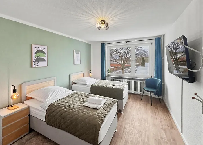 Ruhiges Komfort-apartment Bei Hamburg I 4 & Frei Parken Apartment Rellingen